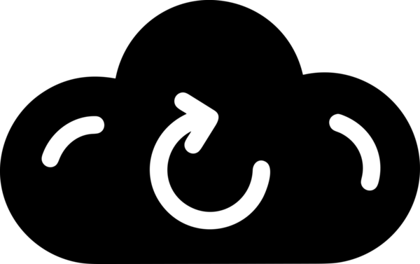 PNG biçiminde bulut depolama simgesi şeffaf arkaplan tasarımı ile dijital sunucu güvenli dosya eşzamanlama sunucu yönetimi ve modern web veya mobil kullanıcı arayüzü uygulamaları için ideal