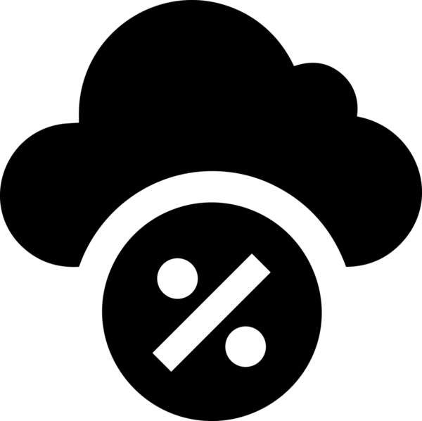 PNG biçiminde bulut depolama simgesi şeffaf arkaplan tasarımı ile dijital sunucu güvenli dosya eşzamanlama sunucu yönetimi ve modern web veya mobil kullanıcı arayüzü uygulamaları için ideal