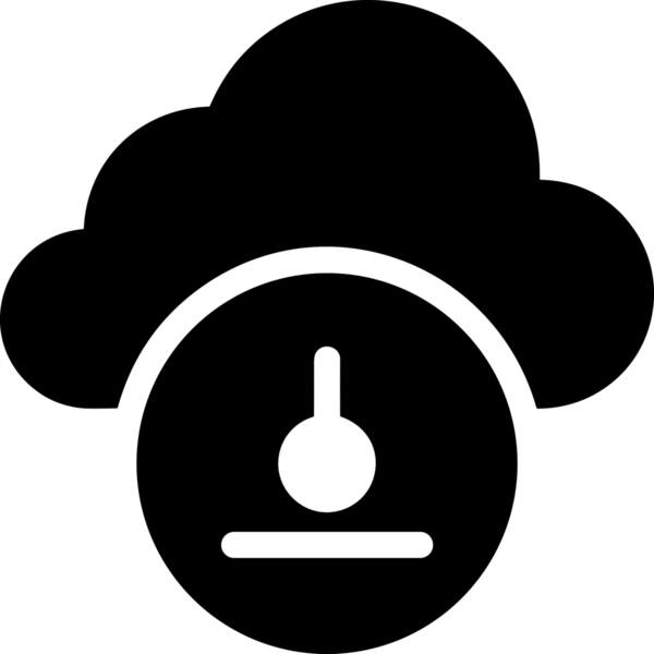 PNG biçiminde bulut depolama simgesi şeffaf arkaplan tasarımı ile dijital sunucu güvenli dosya eşzamanlama sunucu yönetimi ve modern web veya mobil kullanıcı arayüzü uygulamaları için ideal