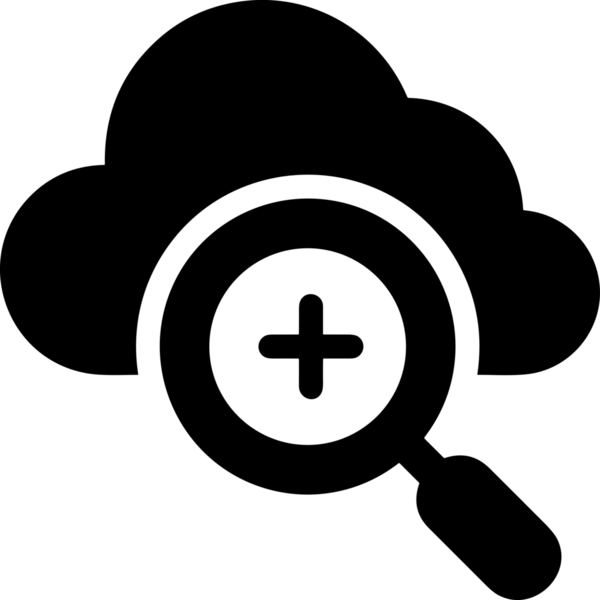 PNG biçiminde bulut depolama simgesi şeffaf arkaplan tasarımı ile dijital sunucu güvenli dosya eşzamanlama sunucu yönetimi ve modern web veya mobil kullanıcı arayüzü uygulamaları için ideal