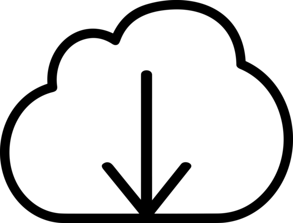 PNG biçiminde bulut depolama simgesi şeffaf arkaplan tasarımı ile dijital sunucu güvenli dosya eşzamanlama sunucu yönetimi ve modern web veya mobil kullanıcı arayüzü uygulamaları için ideal