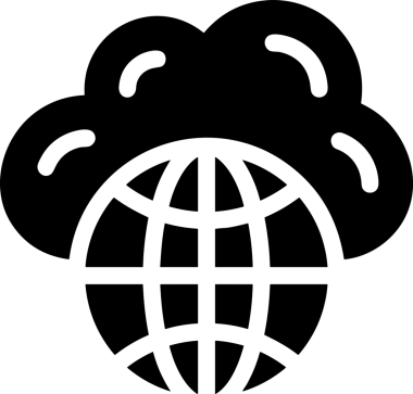 PNG biçiminde bulut depolama simgesi şeffaf arkaplan tasarımı ile dijital sunucu güvenli dosya eşzamanlama sunucu yönetimi ve modern web veya mobil kullanıcı arayüzü uygulamaları için ideal