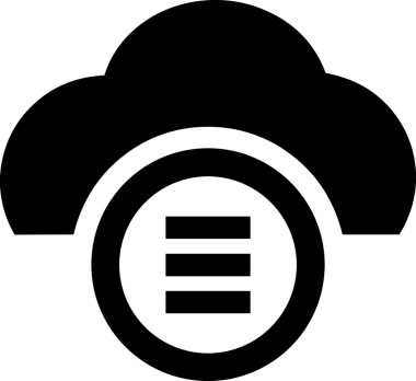 PNG biçiminde bulut depolama simgesi şeffaf arkaplan tasarımı ile dijital sunucu güvenli dosya eşzamanlama sunucu yönetimi ve modern web veya mobil kullanıcı arayüzü uygulamaları için ideal