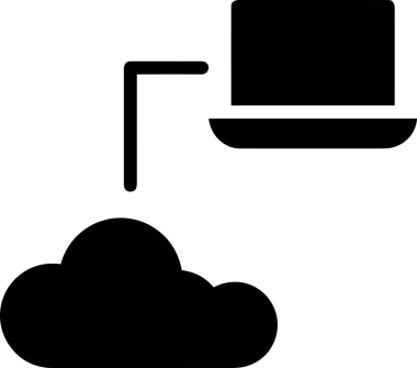 PNG biçiminde bulut depolama simgesi şeffaf arkaplan tasarımı ile dijital sunucu güvenli dosya eşzamanlama sunucu yönetimi ve modern web veya mobil kullanıcı arayüzü uygulamaları için ideal
