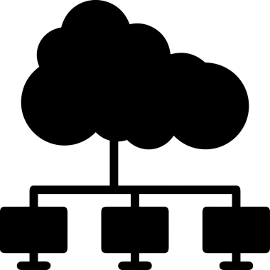 PNG biçiminde bulut depolama simgesi şeffaf arkaplan tasarımı ile dijital sunucu güvenli dosya eşzamanlama sunucu yönetimi ve modern web veya mobil kullanıcı arayüzü uygulamaları için ideal