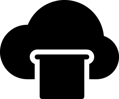 PNG biçiminde bulut depolama simgesi şeffaf arkaplan tasarımı ile dijital sunucu güvenli dosya eşzamanlama sunucu yönetimi ve modern web veya mobil kullanıcı arayüzü uygulamaları için ideal
