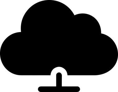 PNG biçiminde bulut depolama simgesi şeffaf arkaplan tasarımı ile dijital sunucu güvenli dosya eşzamanlama sunucu yönetimi ve modern web veya mobil kullanıcı arayüzü uygulamaları için ideal