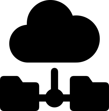 PNG biçiminde bulut depolama simgesi şeffaf arkaplan tasarımı ile dijital sunucu güvenli dosya eşzamanlama sunucu yönetimi ve modern web veya mobil kullanıcı arayüzü uygulamaları için ideal