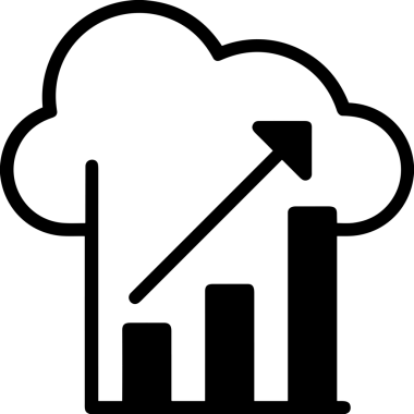 PNG biçiminde bulut depolama simgesi şeffaf arkaplan tasarımı ile dijital sunucu güvenli dosya eşzamanlama sunucu yönetimi ve modern web veya mobil kullanıcı arayüzü uygulamaları için ideal