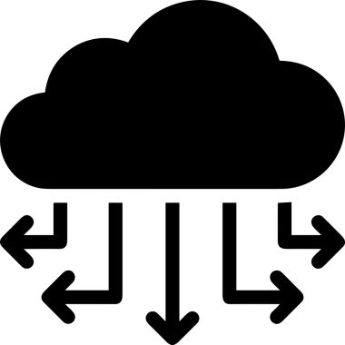 PNG biçiminde bulut depolama simgesi şeffaf arkaplan tasarımı ile dijital sunucu güvenli dosya eşzamanlama sunucu yönetimi ve modern web veya mobil kullanıcı arayüzü uygulamaları için ideal
