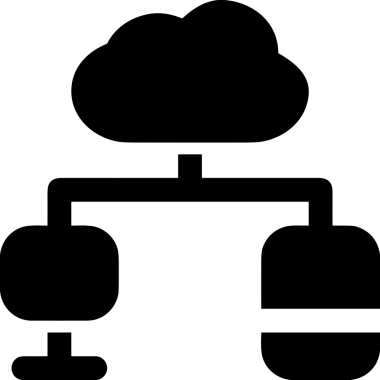 PNG biçiminde bulut depolama simgesi şeffaf arkaplan tasarımı ile dijital sunucu güvenli dosya eşzamanlama sunucu yönetimi ve modern web veya mobil kullanıcı arayüzü uygulamaları için ideal