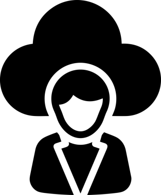 PNG biçiminde bulut depolama simgesi şeffaf arkaplan tasarımı ile dijital sunucu güvenli dosya eşzamanlama sunucu yönetimi ve modern web veya mobil kullanıcı arayüzü uygulamaları için ideal