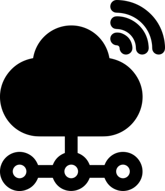 PNG biçiminde bulut depolama simgesi şeffaf arkaplan tasarımı ile dijital sunucu güvenli dosya eşzamanlama sunucu yönetimi ve modern web veya mobil kullanıcı arayüzü uygulamaları için ideal