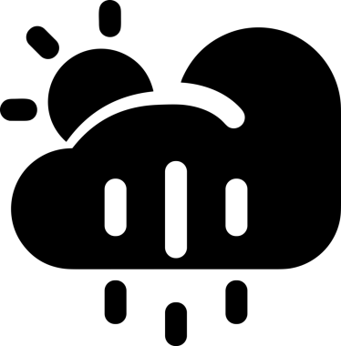 PNG biçiminde bulut depolama simgesi şeffaf arkaplan tasarımı ile dijital sunucu güvenli dosya eşzamanlama sunucu yönetimi ve modern web veya mobil kullanıcı arayüzü uygulamaları için ideal