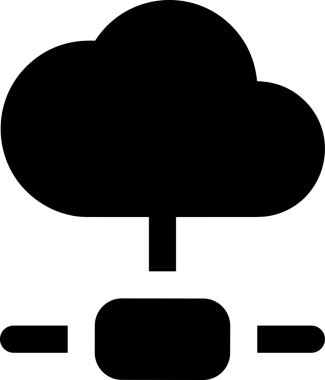 PNG biçiminde bulut depolama simgesi şeffaf arkaplan tasarımı ile dijital sunucu güvenli dosya eşzamanlama sunucu yönetimi ve modern web veya mobil kullanıcı arayüzü uygulamaları için ideal