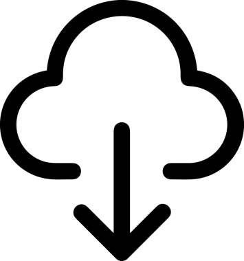 PNG biçiminde bulut depolama simgesi şeffaf arkaplan tasarımı ile dijital sunucu güvenli dosya eşzamanlama sunucu yönetimi ve modern web veya mobil kullanıcı arayüzü uygulamaları için ideal