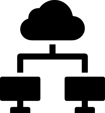 PNG biçiminde bulut depolama simgesi şeffaf arkaplan tasarımı ile dijital sunucu güvenli dosya eşzamanlama sunucu yönetimi ve modern web veya mobil kullanıcı arayüzü uygulamaları için ideal