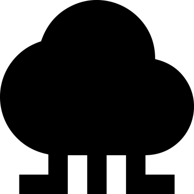 PNG biçiminde bulut depolama simgesi şeffaf arkaplan tasarımı ile dijital sunucu güvenli dosya eşzamanlama sunucu yönetimi ve modern web veya mobil kullanıcı arayüzü uygulamaları için ideal