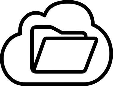 PNG biçiminde bulut depolama simgesi şeffaf arkaplan tasarımı ile dijital sunucu güvenli dosya eşzamanlama sunucu yönetimi ve modern web veya mobil kullanıcı arayüzü uygulamaları için ideal