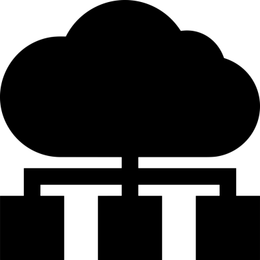 PNG biçiminde bulut depolama simgesi şeffaf arkaplan tasarımı ile dijital sunucu güvenli dosya eşzamanlama sunucu yönetimi ve modern web veya mobil kullanıcı arayüzü uygulamaları için ideal