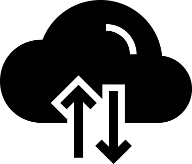 PNG biçiminde bulut depolama simgesi şeffaf arkaplan tasarımı ile dijital sunucu güvenli dosya eşzamanlama sunucu yönetimi ve modern web veya mobil kullanıcı arayüzü uygulamaları için ideal