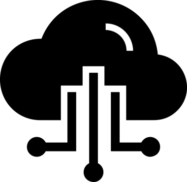 PNG biçiminde bulut depolama simgesi şeffaf arkaplan tasarımı ile dijital sunucu güvenli dosya eşzamanlama sunucu yönetimi ve modern web veya mobil kullanıcı arayüzü uygulamaları için ideal