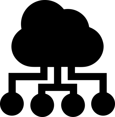 PNG biçiminde bulut depolama simgesi şeffaf arkaplan tasarımı ile dijital sunucu güvenli dosya eşzamanlama sunucu yönetimi ve modern web veya mobil kullanıcı arayüzü uygulamaları için ideal