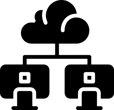 PNG biçiminde bulut depolama simgesi şeffaf arkaplan tasarımı ile dijital sunucu güvenli dosya eşzamanlama sunucu yönetimi ve modern web veya mobil kullanıcı arayüzü uygulamaları için ideal