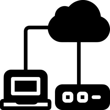 PNG biçiminde bulut depolama simgesi şeffaf arkaplan tasarımı ile dijital sunucu güvenli dosya eşzamanlama sunucu yönetimi ve modern web veya mobil kullanıcı arayüzü uygulamaları için ideal