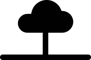 PNG biçiminde bulut depolama simgesi şeffaf arkaplan tasarımı ile dijital sunucu güvenli dosya eşzamanlama sunucu yönetimi ve modern web veya mobil kullanıcı arayüzü uygulamaları için ideal