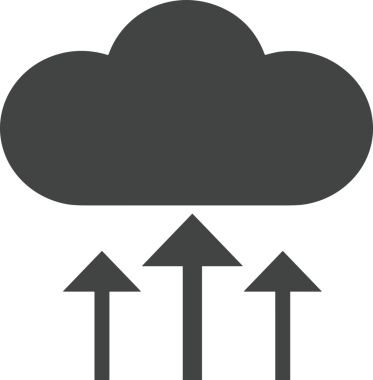 PNG biçiminde bulut depolama simgesi şeffaf arkaplan tasarımı ile dijital sunucu güvenli dosya eşzamanlama sunucu yönetimi ve modern web veya mobil kullanıcı arayüzü uygulamaları için ideal