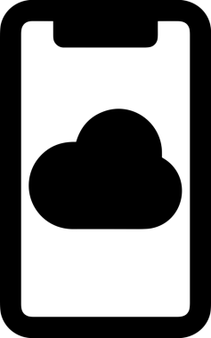 PNG biçiminde bulut depolama simgesi şeffaf arkaplan tasarımı ile dijital sunucu güvenli dosya eşzamanlama sunucu yönetimi ve modern web veya mobil kullanıcı arayüzü uygulamaları için ideal