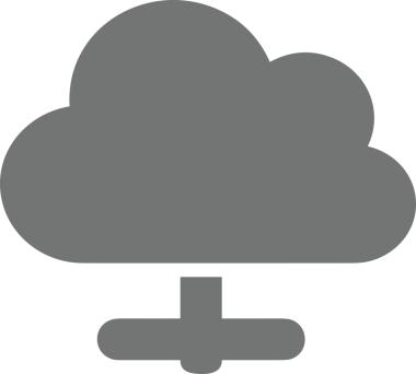 PNG biçiminde bulut depolama simgesi şeffaf arkaplan tasarımı ile dijital sunucu güvenli dosya eşzamanlama sunucu yönetimi ve modern web veya mobil kullanıcı arayüzü uygulamaları için ideal