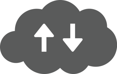 PNG biçiminde bulut depolama simgesi şeffaf arkaplan tasarımı ile dijital sunucu güvenli dosya eşzamanlama sunucu yönetimi ve modern web veya mobil kullanıcı arayüzü uygulamaları için ideal