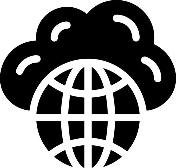 PNG biçiminde bulut depolama simgesi şeffaf arkaplan tasarımı ile dijital sunucu güvenli dosya eşzamanlama sunucu yönetimi ve modern web veya mobil kullanıcı arayüzü uygulamaları için ideal