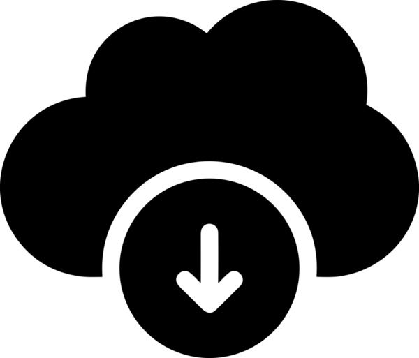PNG biçiminde bulut depolama simgesi şeffaf arkaplan tasarımı ile dijital sunucu güvenli dosya eşzamanlama sunucu yönetimi ve modern web veya mobil kullanıcı arayüzü uygulamaları için ideal