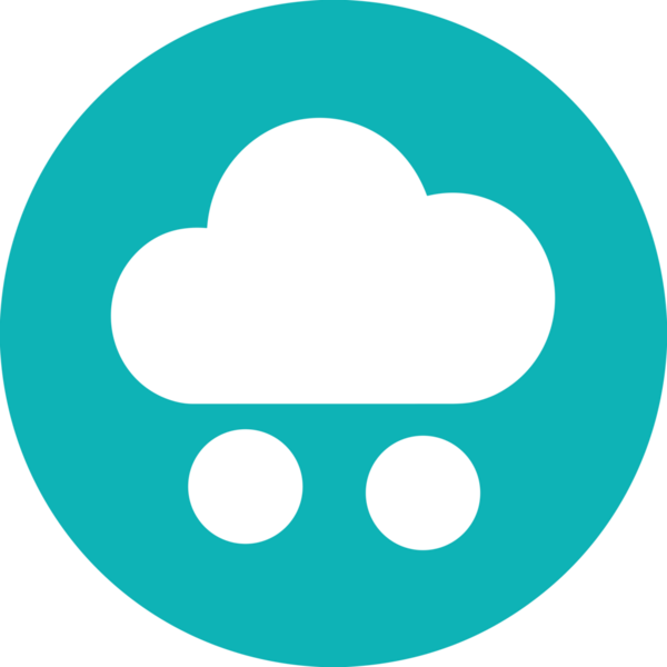 PNG biçiminde bulut depolama simgesi şeffaf arkaplan tasarımı ile dijital sunucu güvenli dosya eşzamanlama sunucu yönetimi ve modern web veya mobil kullanıcı arayüzü uygulamaları için ideal