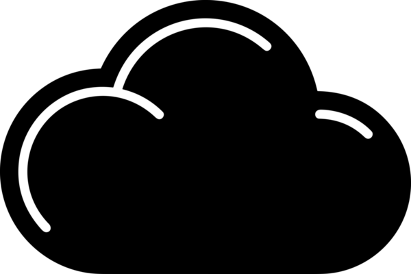 PNG biçiminde bulut depolama simgesi şeffaf arkaplan tasarımı ile dijital sunucu güvenli dosya eşzamanlama sunucu yönetimi ve modern web veya mobil kullanıcı arayüzü uygulamaları için ideal