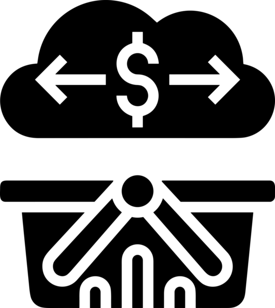 PNG biçiminde bulut depolama simgesi şeffaf arkaplan tasarımı ile dijital sunucu güvenli dosya eşzamanlama sunucu yönetimi ve modern web veya mobil kullanıcı arayüzü uygulamaları için ideal
