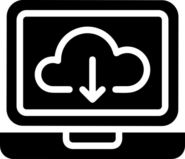 PNG biçiminde bulut depolama simgesi şeffaf arkaplan tasarımı ile dijital sunucu güvenli dosya eşzamanlama sunucu yönetimi ve modern web veya mobil kullanıcı arayüzü uygulamaları için ideal
