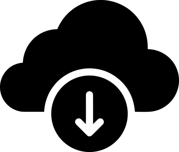 PNG biçiminde bulut depolama simgesi şeffaf arkaplan tasarımı ile dijital sunucu güvenli dosya eşzamanlama sunucu yönetimi ve modern web veya mobil kullanıcı arayüzü uygulamaları için ideal