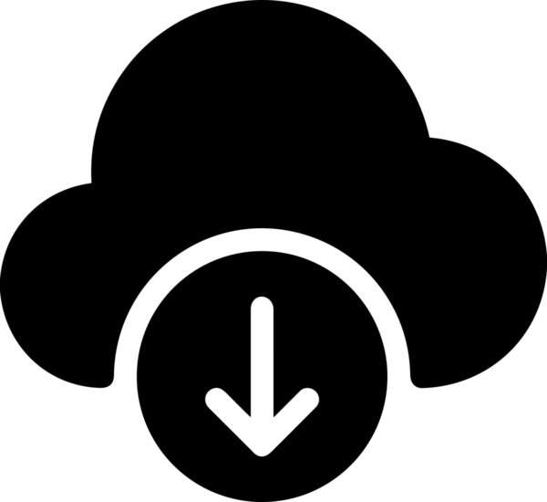 PNG biçiminde bulut depolama simgesi şeffaf arkaplan tasarımı ile dijital sunucu güvenli dosya eşzamanlama sunucu yönetimi ve modern web veya mobil kullanıcı arayüzü uygulamaları için ideal