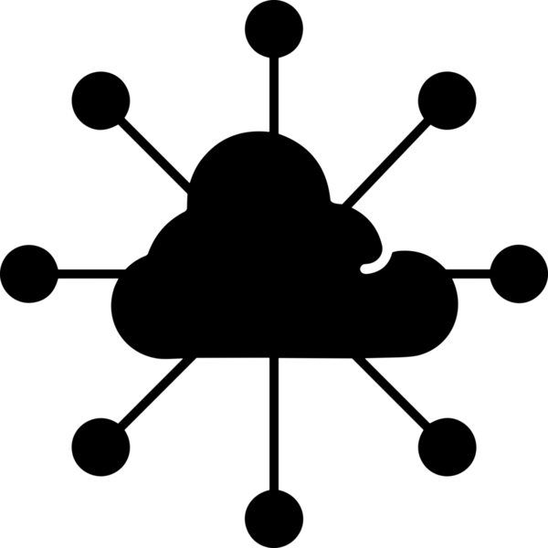 PNG biçiminde bulut depolama simgesi şeffaf arkaplan tasarımı ile dijital sunucu güvenli dosya eşzamanlama sunucu yönetimi ve modern web veya mobil kullanıcı arayüzü uygulamaları için ideal