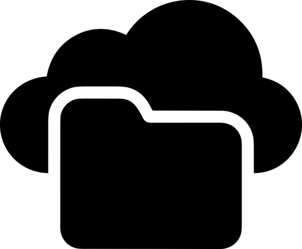 PNG biçiminde bulut depolama simgesi şeffaf arkaplan tasarımı ile dijital sunucu güvenli dosya eşzamanlama sunucu yönetimi ve modern web veya mobil kullanıcı arayüzü uygulamaları için ideal