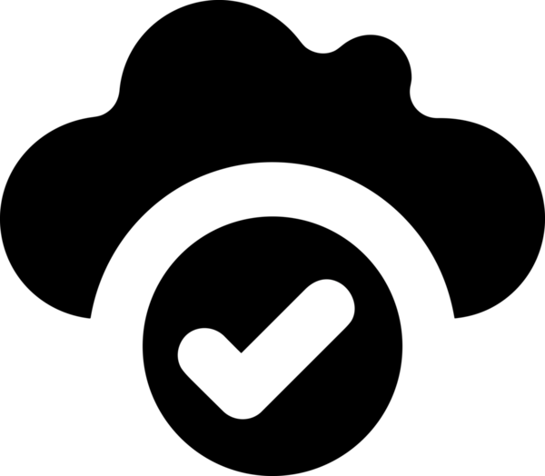PNG biçiminde bulut depolama simgesi şeffaf arkaplan tasarımı ile dijital sunucu güvenli dosya eşzamanlama sunucu yönetimi ve modern web veya mobil kullanıcı arayüzü uygulamaları için ideal