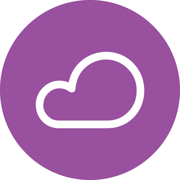 PNG biçiminde bulut depolama simgesi şeffaf arkaplan tasarımı ile dijital sunucu güvenli dosya eşzamanlama sunucu yönetimi ve modern web veya mobil kullanıcı arayüzü uygulamaları için ideal