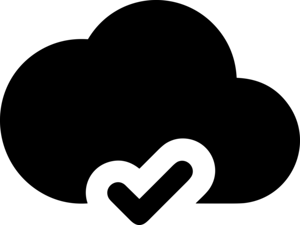 PNG biçiminde bulut depolama simgesi şeffaf arkaplan tasarımı ile dijital sunucu güvenli dosya eşzamanlama sunucu yönetimi ve modern web veya mobil kullanıcı arayüzü uygulamaları için ideal