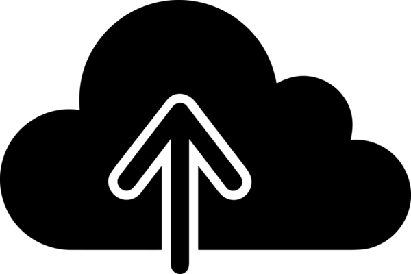 PNG biçiminde bulut depolama simgesi şeffaf arkaplan tasarımı ile dijital sunucu güvenli dosya eşzamanlama sunucu yönetimi ve modern web veya mobil kullanıcı arayüzü uygulamaları için ideal