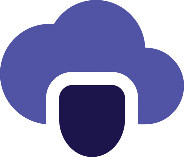 PNG biçiminde bulut depolama simgesi şeffaf arkaplan tasarımı ile dijital sunucu güvenli dosya eşzamanlama sunucu yönetimi ve modern web veya mobil kullanıcı arayüzü uygulamaları için ideal