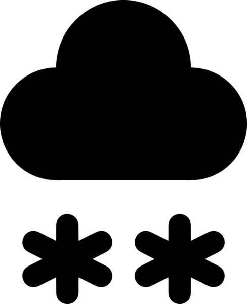 PNG biçiminde bulut depolama simgesi şeffaf arkaplan tasarımı ile dijital sunucu güvenli dosya eşzamanlama sunucu yönetimi ve modern web veya mobil kullanıcı arayüzü uygulamaları için ideal